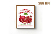 Farm Fresh Pomegranate Ruby Red PNG, an Illustration by Libby Wishes (Thumbnail 4 of 6)