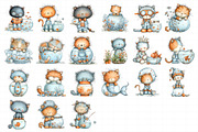 Fishbowl Whimsical Cat Clipart, an Illustration by Daily.Designs (Thumbnail 5 of 5)