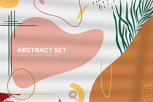 Abstract set. Autumn collection!