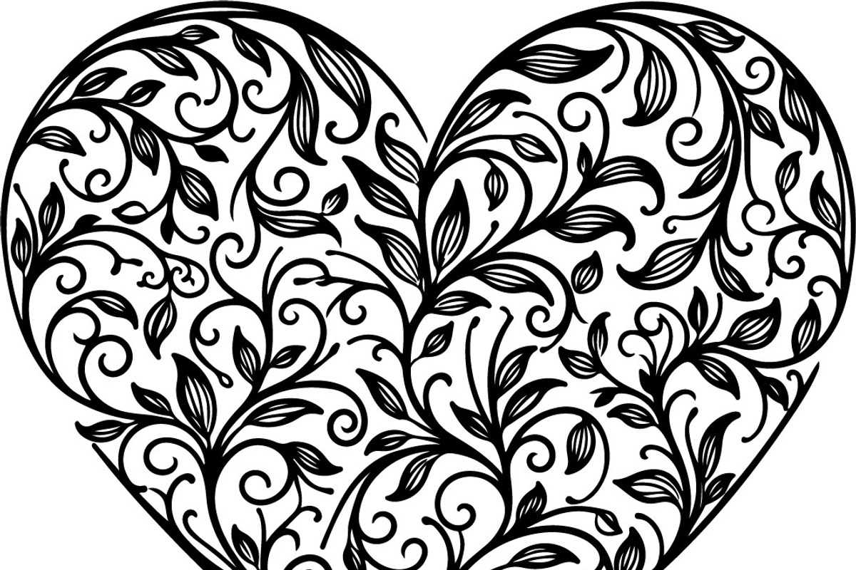Decorative Heart Silhouette Bundle, an Illustration by Designs_River (Photo 11 of 45)
