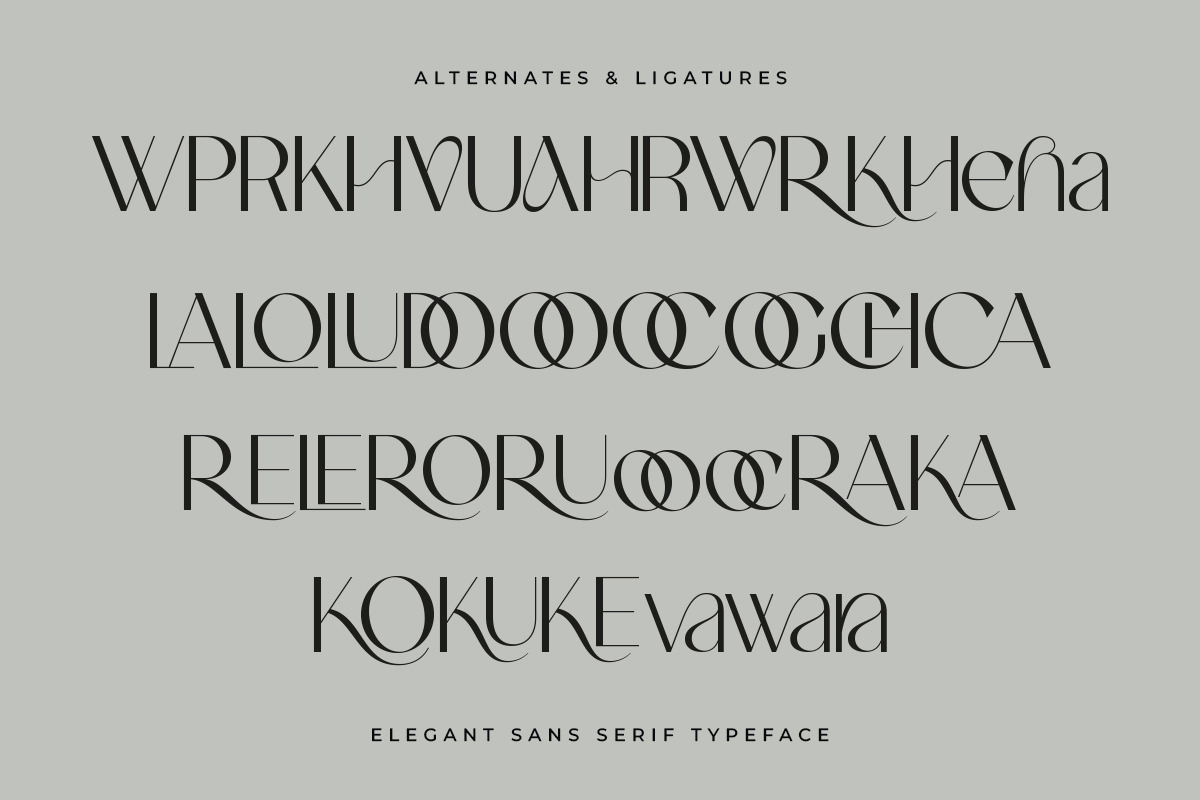 Amore | Sans Serif Display, a Sans Serif Font by Taboja Studio (Photo 12 of 13)
