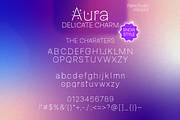 Aura Font Trio | Modern Handwritten, a Handwritten Font by Waris Studio (Thumbnail 3 of 9)