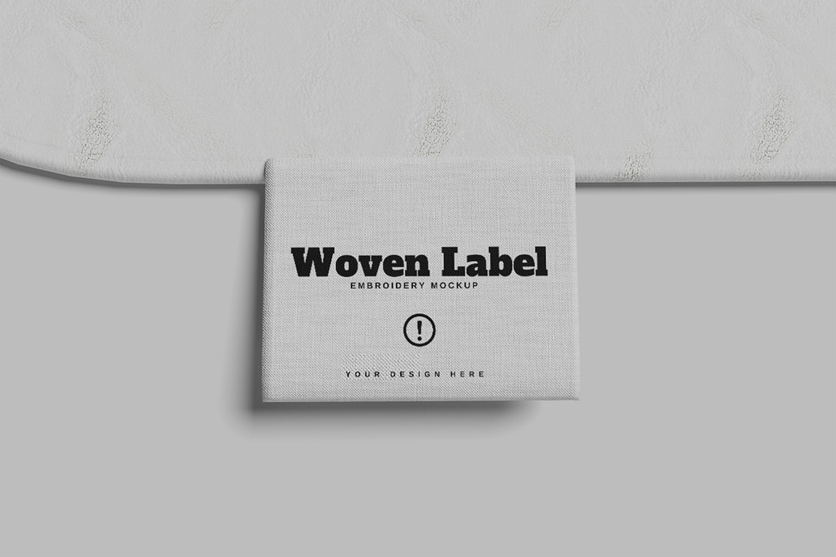 Woven Label Mockup, an Advertising Mockup by Twins_studio926 (Photo 3 of 5)