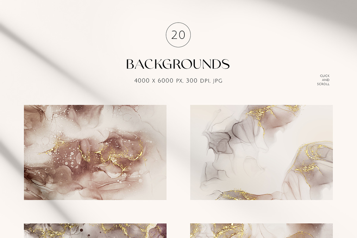 NUDE alcohol ink backgrounds, a Background Graphic by Yuliia Lashevska (Photo 10 of 15)