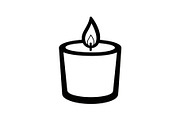 Candle Silhouette Vector Bundle, an Illustration by jahid234 (Thumbnail 27 of 51)