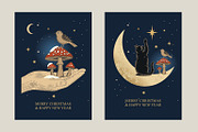 Vintage Christmas Illustrations, a Seasonal Illustration by lenlis (Thumbnail 2 of 9)