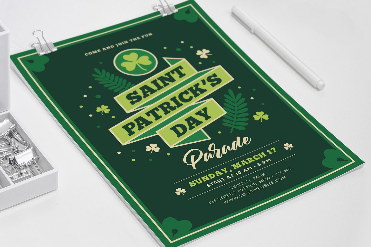 St Patrick's Day Parade, a Flyer Template by Me55enjah Design (Photo 4 of 4)