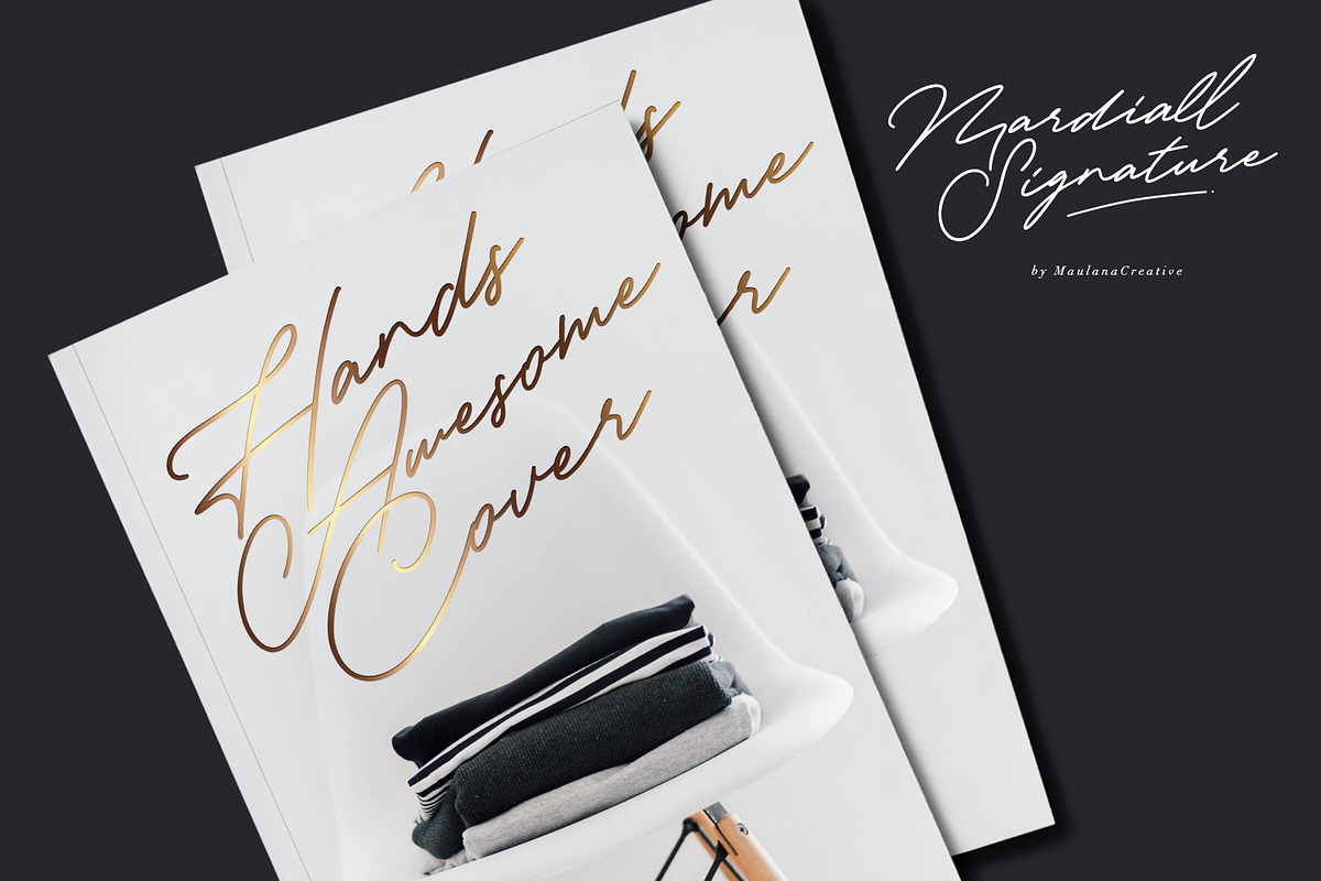 Mardiall Signature Font, a Script Font by Maulana Creative (Photo 9 of 10)
