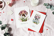 Festive dogs bundle, an Animal Illustration by TheCuteShop (Thumbnail 17 of 33)