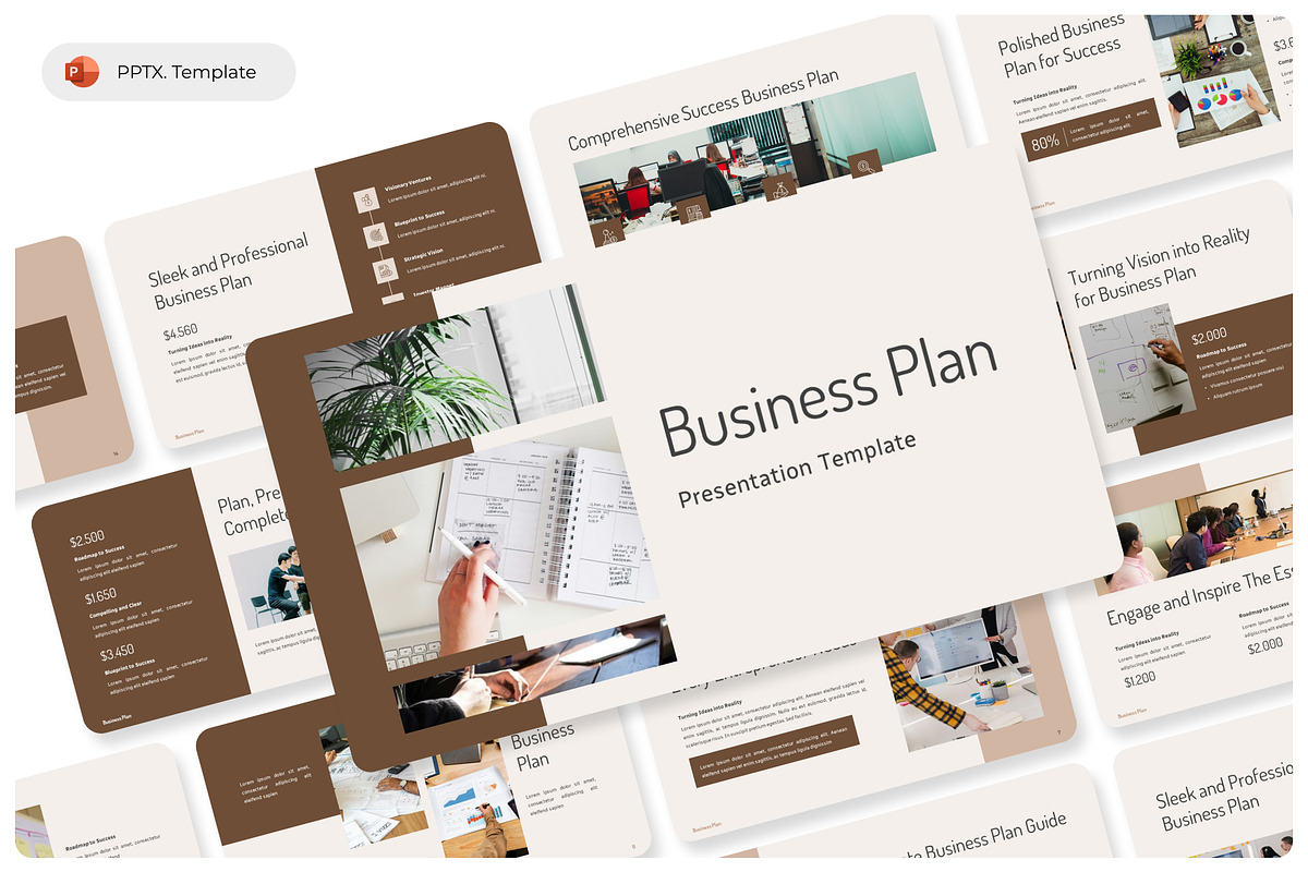 Business Plan PowerPoint Template, a Presentation Template by Premast (Photo 1 of 4)
