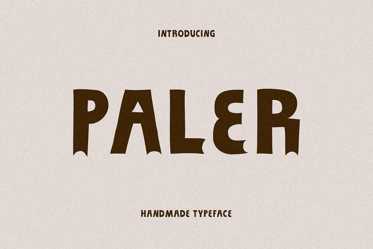 Paler | Handmade Display Font, a Handwritten Font by ESEM (Photo 1 of 5)