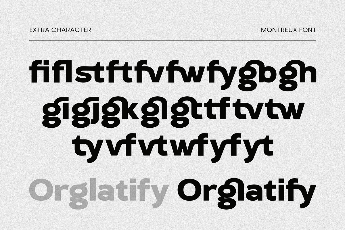 Montreux, a Sans Serif Font by Umitype (Photo 9 of 10)