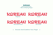 Raboan - Korean Style Font, a Sans Serif Font by twinstd (Thumbnail 2 of 10)