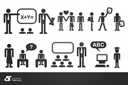 School Learning Vector Pictograms AD, an Education Illustration by Affinity Templates (Thumbnail 1 of 2)