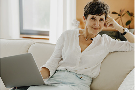 Portrait of middle aged woman