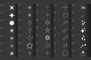 Stars & Sparkles Procreate Stamps, a Brush Add-On by aivos (Thumbnail 7 of 8)