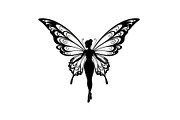 Magical Fairy Silhouette Bundle, an Illustration by jahid234 (Thumbnail 44 of 51)