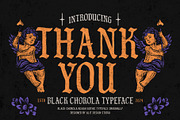 Black Chorola Typeface, a Blackletter Font by alit design (Thumbnail 14 of 15)