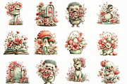Whimsical Spring Clipart, an Illustration by Designworld (Thumbnail 3 of 8)