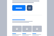 Website Landing Page Wireframe, a Landing Page Template by CreativeShaper (Thumbnail 3 of 6)