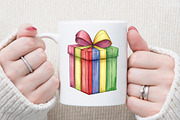Festive Holiday Gift Box Clipart, an Illustration by Sublimation Artist (Thumbnail 5 of 6)