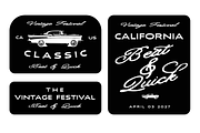 Maison des Pastel | Vintage Font Duo, a Sans Serif Font by Jolicia Type (Thumbnail 3 of 14)