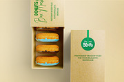 Box of Donuts Mockups, a Merchandise Mockup by 2M GRAPHICS DESIGN (Thumbnail 3 of 4)