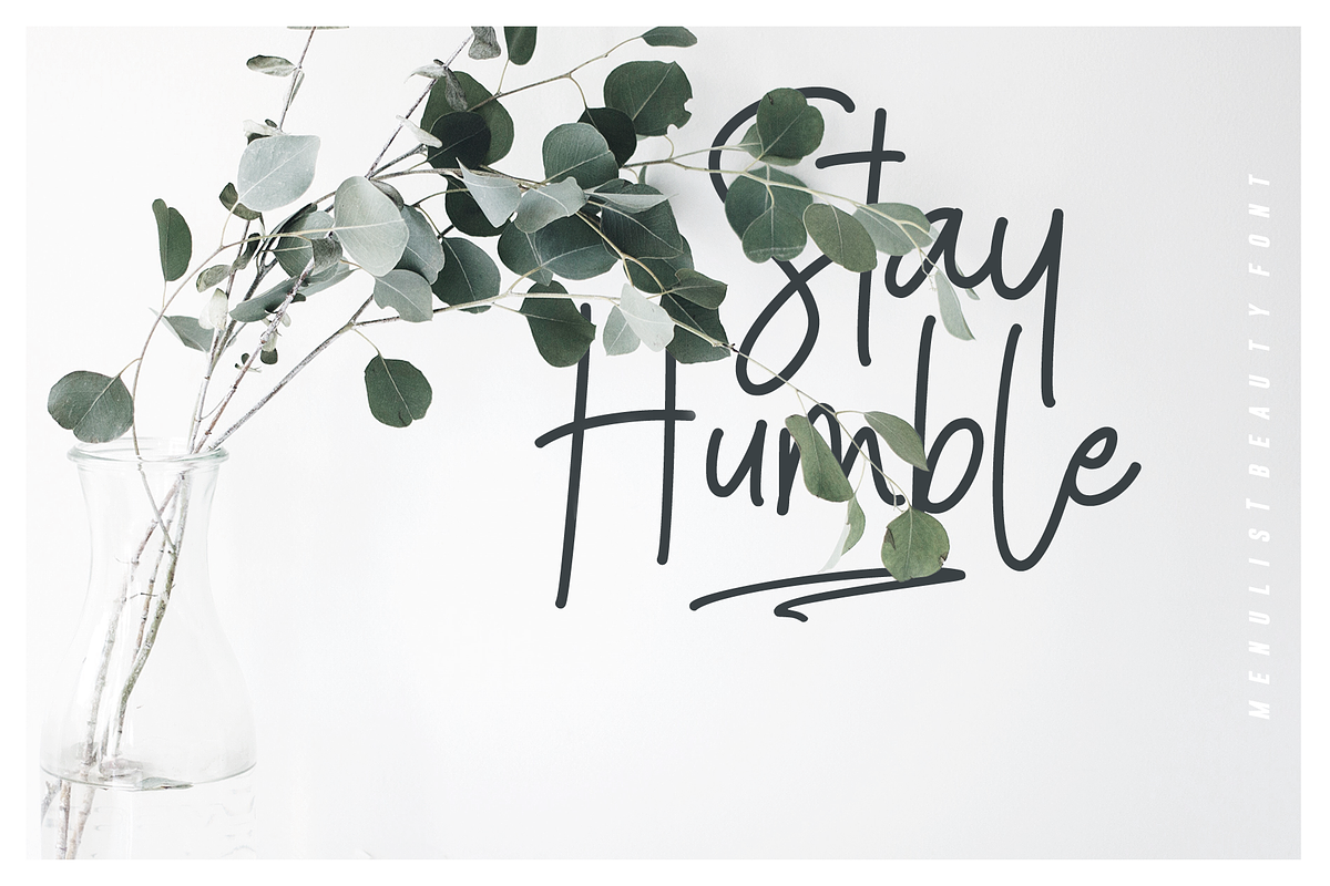SALE! Menulist Typeface preview 2