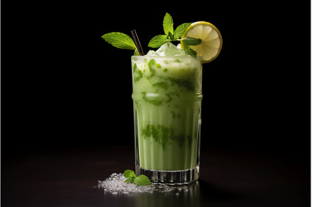 Refreshing mint lemonade in glass, a Food & Drink Photo by Ylivdesign
