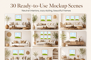 30 Boho Wall Art Mockups for Etsy, a Household Mockup by Local Marketing Templates (Thumbnail 2 of 8)
