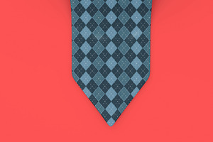 Rolled Tie Mockup