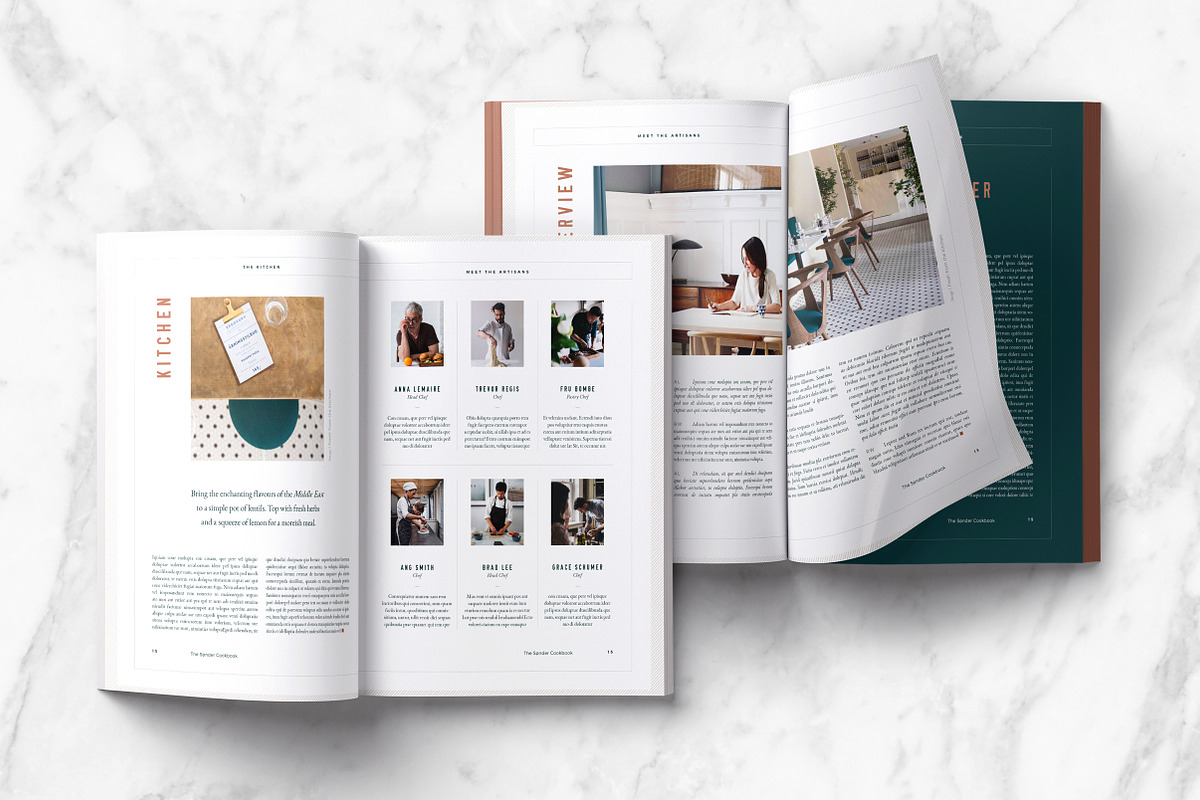Sønder Cookbook/Recipe Book, a Brochure Template by Studio Standard (Photo 3 of 10)