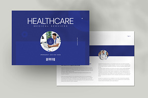 Medical Brochure Landscape Template, a Brochure Template by Pixelpick
