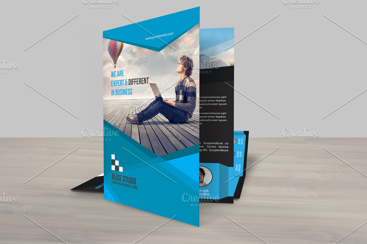 Corporate Bi Fold Brochure Template, a Brochure Template by Alice_s (Photo 7 of 7)