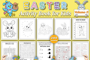 Easter Activity Book for Kids -Kdp