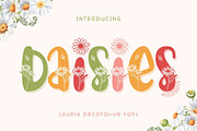 Daisies - Decorative Font, a Symbol Font by AnningArts (Thumbnail 1 of 10)