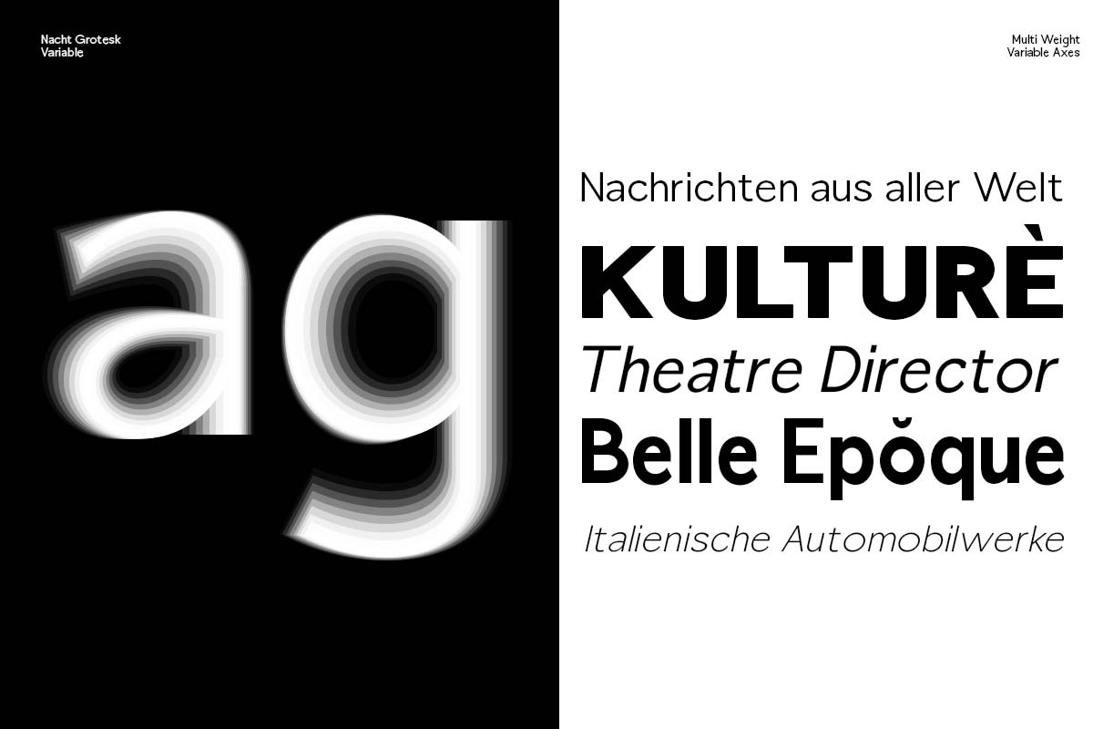 Nacht Grotesk | Geometric Sans Serif, a Sans Serif Font by Romiecreative (Photo 7 of 12)
