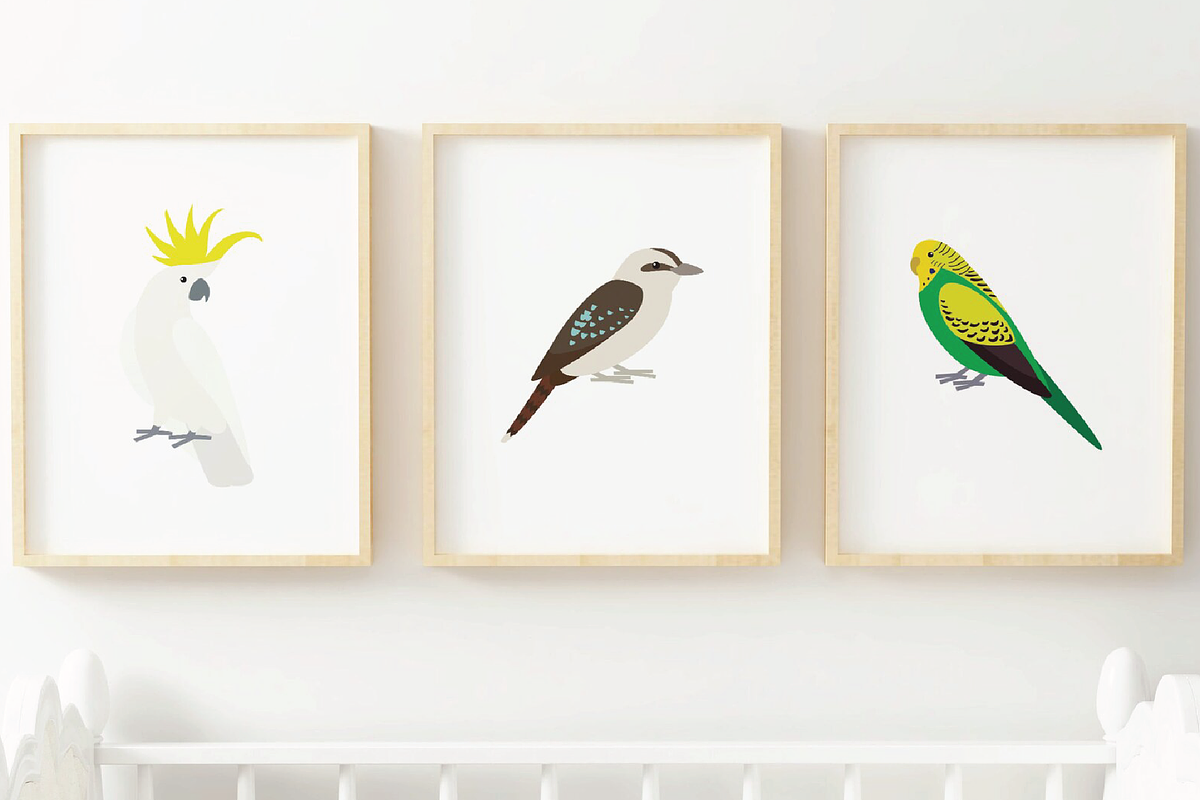 Cute Australian Birds Clipart Bundle, an Animal Illustration by Rebecca Tiana Studio (Photo 4 of 4)