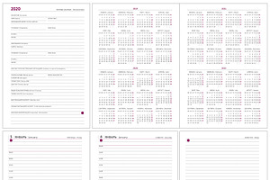 2020 Datebook, Diary Daily Planner