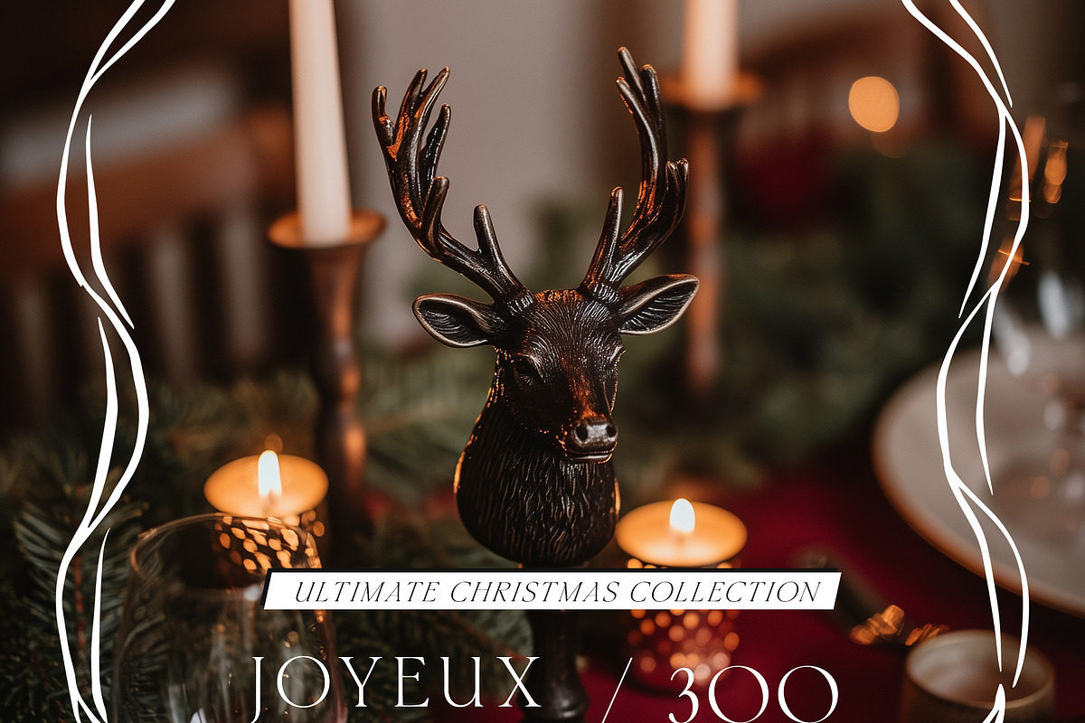 Joyeux Noel 300 Christmas Photos, a Holiday Photo by Muse Mockups (Photo 4 of 24)