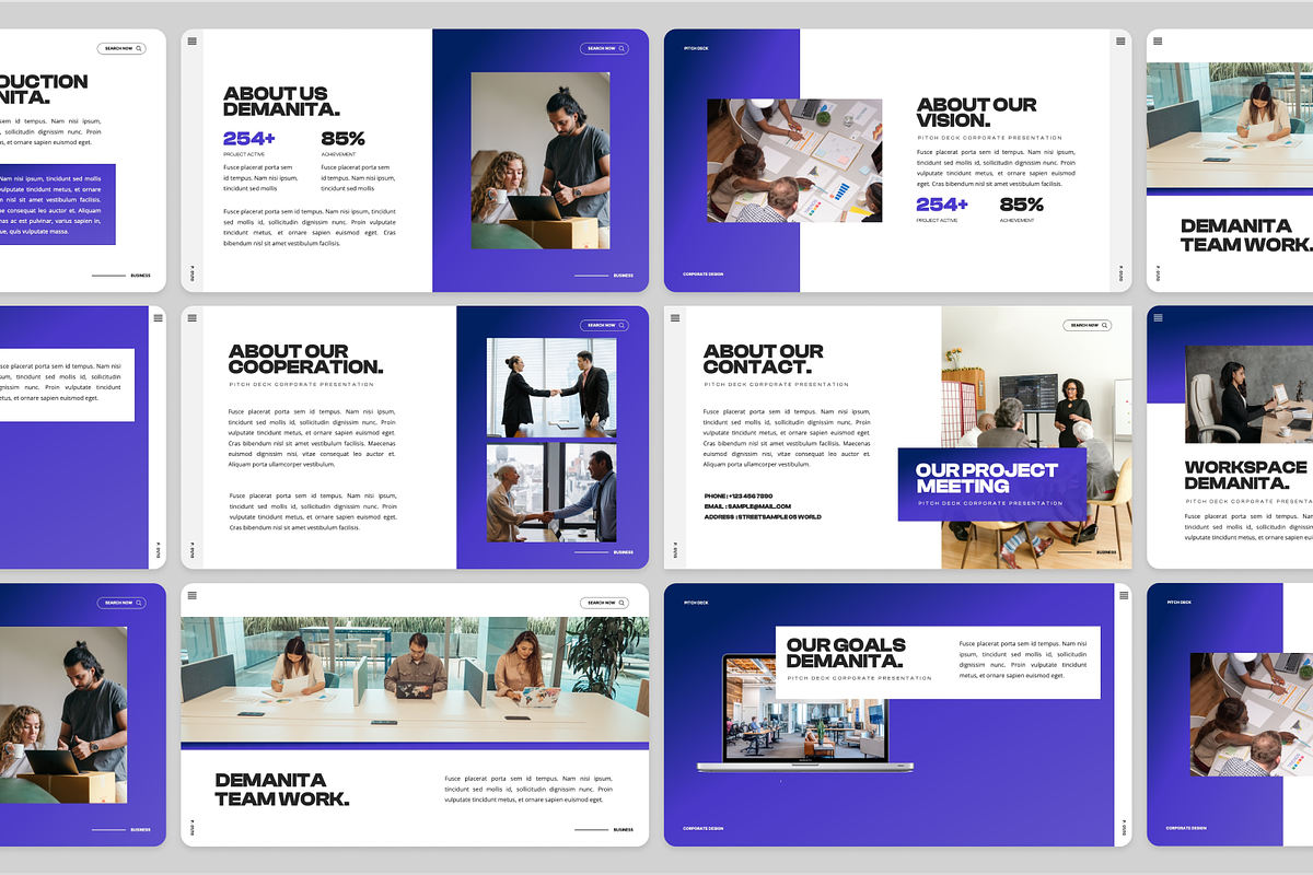 Corporate Pitch Deck Powerpoint, a Presentation Template by Annora Studio (Photo 2 of 5)