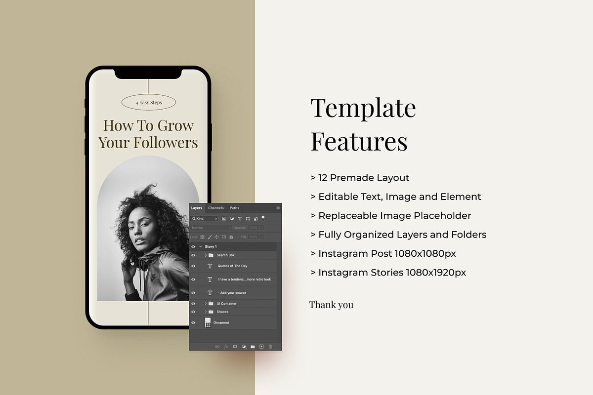 Vintag - Instagram Stories and Post, a Social Media Template by MYDesign (Photo 4 of 5)