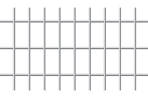 Realistic metal grid. Round steel, an Object Illustration by Vectorbuum
