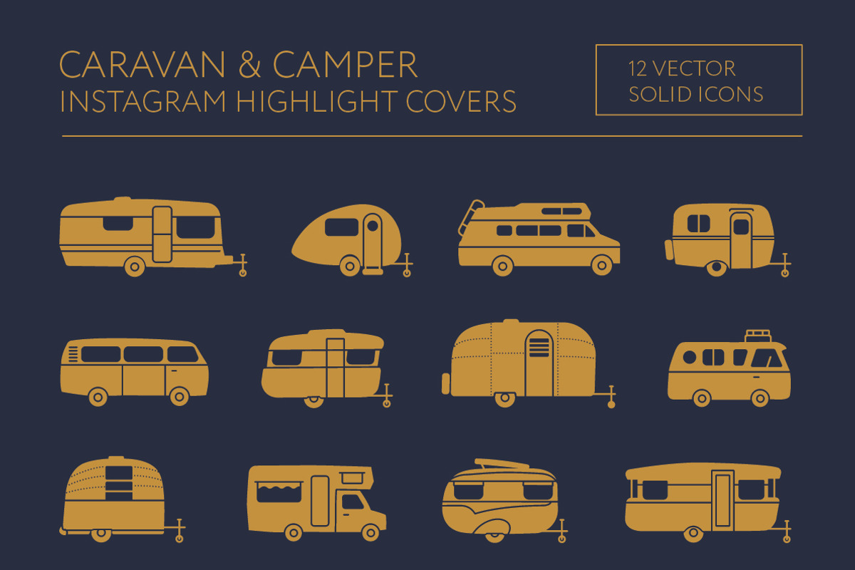 caravan & campers instagram covers, a Solid Icon by the cabin supply co (Photo 4 of 4)