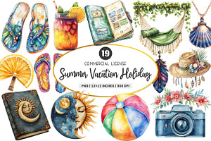 Boho Summer Vacation Holiday PNG, an Illustration by SinaCreation