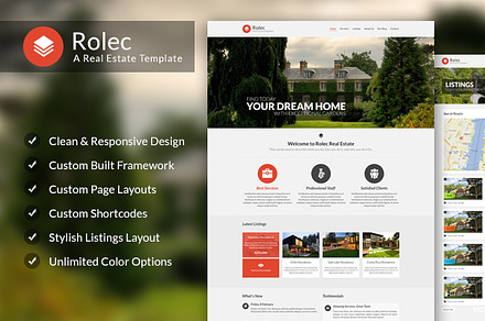Rolec Real estate WordPress Theme