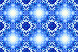 40 Seamless Blue Tile Patterns