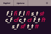 Bagshot – A Bold Futuristic Font, a Sans Serif Font by Drizy (Thumbnail 5 of 9)
