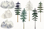 Watercolor forest., an Animal Illustration by TaPilipa (Thumbnail 3 of 10)