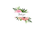 Spring floral watercolor Pinki, a Decorative Illustration by Julia Bogdan (Thumbnail 9 of 9)